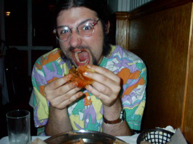 Go on... -you- ask him to use a fork.