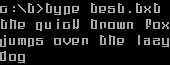 sample writing in the Quip font